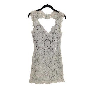 M & Guia V-Neck Sleeveless Lace Dress for INTERMIX